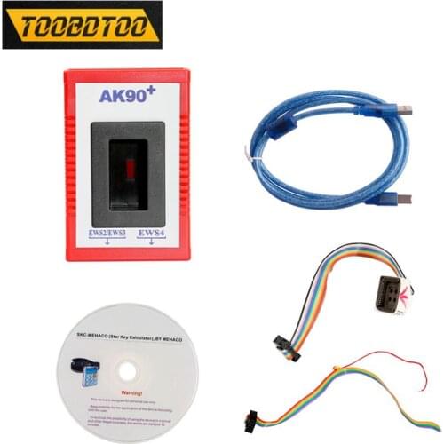 Newest Key Programmer AK90 V3.19 OBD2 Diagnostic tool AK90 All For BMW EWS keys From 1995-2009 Ak 90 Identify keys