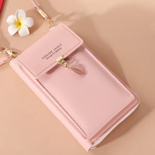 New Women Small Crossbody Bags Large Capacity PU Leather Shoulder Bags Fashion Handbags For Women Bolsas Ladies Phone Purses