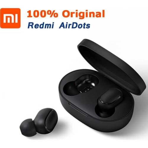 Original Xiaomi Redmi Airdots Wireless earphone Voice control Bluetooth 5.0 Noise reduction Tap Control