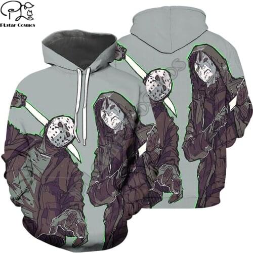 PLstar Cosmos Michael Myers Halloween 3D Printed Hoodies Sweatshirts Zip Hooded For Men And Women Casual Streetwear Style-M3