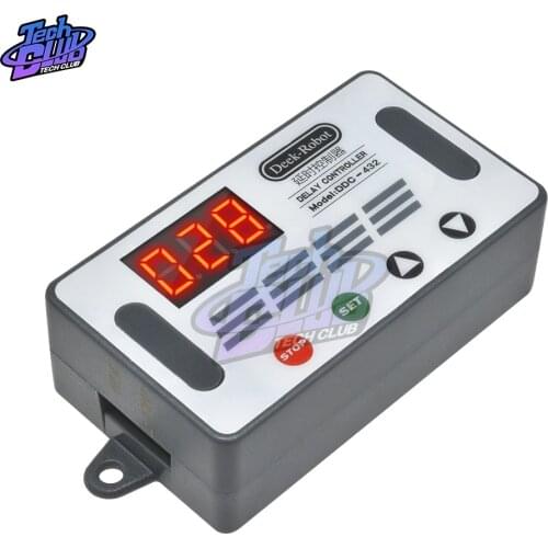DC 5V-30V Time Delay Relay High Level Trigger LED Digital Dual MOS Display Cycle Time Timer Delay Switch Circuit 12V 24V