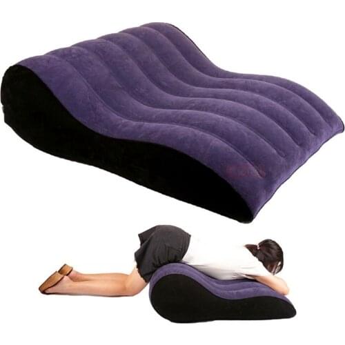 Sex Sofa Inflatable Bed Wedge Sex Wedge Pillow Inflatable Chair Love Position Cushion Couple Sexy Equipment Erotic Furniture
