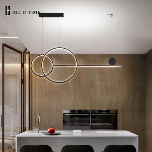 Modern Led Pendant Lights for Living Dining Room Kitchen Lustre Hanging Pendant lamp Minimalist Home Indoor Lighting Fixtures