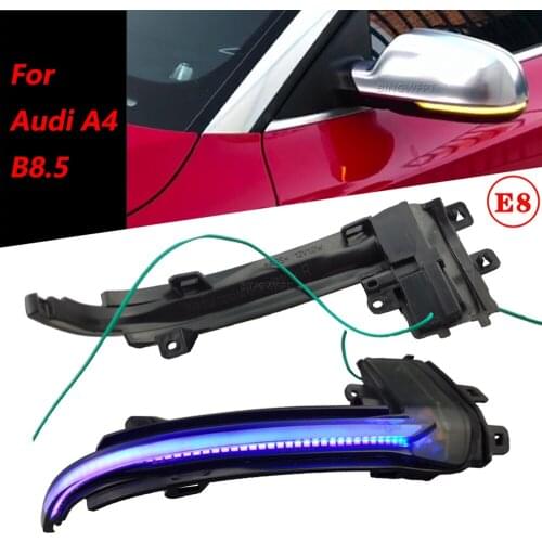 Superb LED Dynamic Turn Signal Blinker For Audi A4 A5 B8 B8.5 A3 8P Q3 A6 C6 4F S6 SQ3 A8 D3 8K RS3 S5 Side Mirror Flasher Light