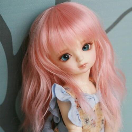 1/3 1/4 1/6 1/8 High Temperature Bjd Curly MSD SD Yosd For BJD Doll Wig Hair