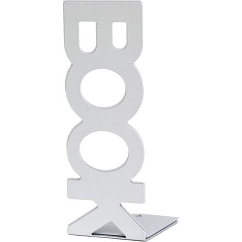 1 Pair Bookends for Library School Book Holder Book Letter Book Baffle