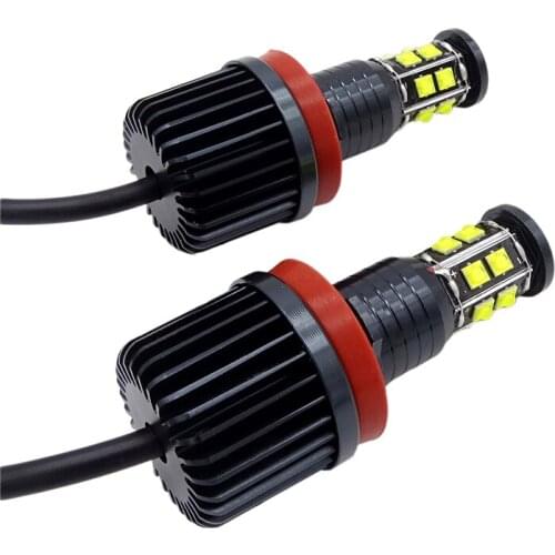 2pcs Car Headlamp for BMW E90 E92 E82 E60 E70 X5 E71 X6 E39 E53 E60 E63 LED Auto Angel Eyes Halo Ring Light Car Lighting Parts