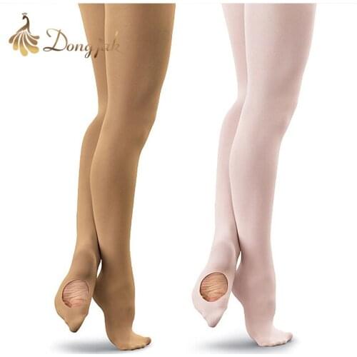 2016 New Arrival New Unique Adult Girl White/Skin Velvet Ballet Tights Stockings Slim Dance Wear T-2002