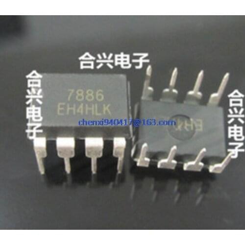 5PCS/LOT 100% New original RZ7886 7886 DIP8