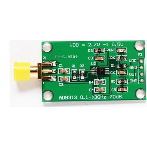 AD8313 0.1 GHz to 2.5 GHz, 70 dB Log Detector/Controller Module