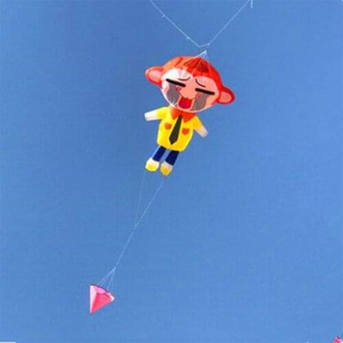 Free shipping monkey soft kite cometas infantiles kites for kids kite surfing vlieger pendant outdoor toys weifang animal kite