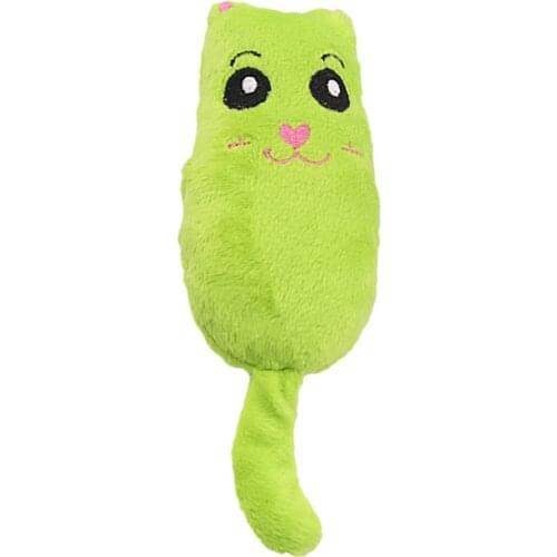 Cat Bite Toy Cartoon Cute Creative Cat Catnip Toy Plush Kitten Pillow Popular Catnip Toy Teeth Grinding Cute Cat Scratcher Toys