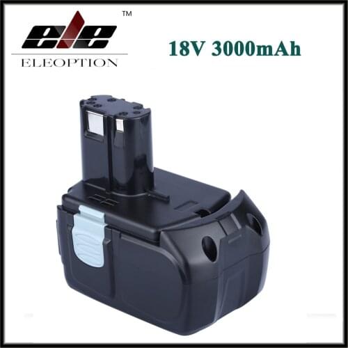 18V 3000mAh Li-ion Power Tools Battery for HITACHI Drill BCL1815 BCL1830 EBM1830 EBM1840 327730 Rechargeable Power Tool Battery