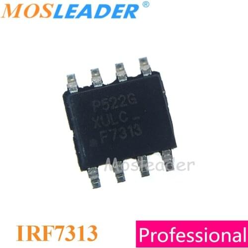 Mosleader SOP8 IRF7313 100PCS 1000PCS IRF7313TRPBF IRF7313PBF IRF7313PBF Dual N-Channel 30V Chinese High quality