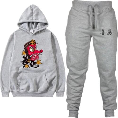 Men Sportswear Hoodies Pants Set Autumn Winter Track Suit Clothes Casual Tracksuit Men Sweatshirts Coats Male Joggers Streetwear