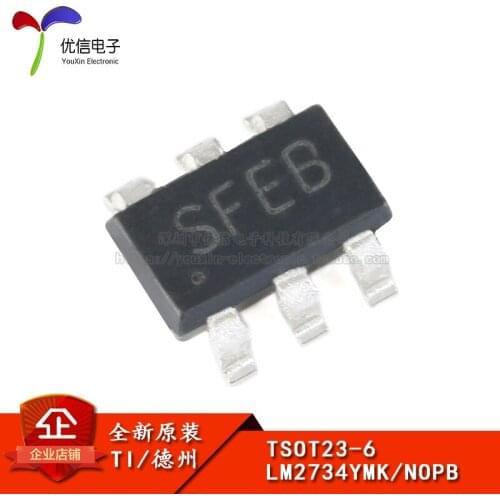 Genuine original patch LM2734YMK / NOPB SOT23-6 1A load down DC-DC regulator