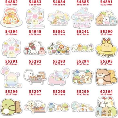 10 pcs Sumikko Gurashi Resin Flatback for Hair Bows Planar Resin Crafts Custom Resin for DIY Phone Decorations PR54882