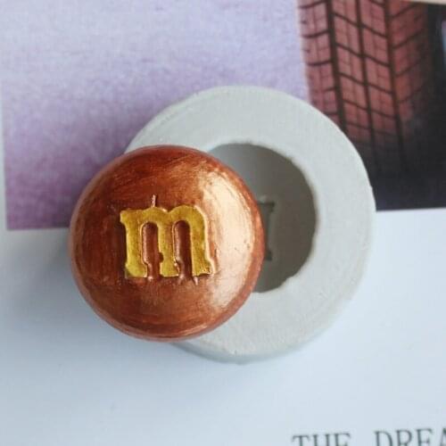 Chocolate Bean Liquid Silicone Mold Drop Plaster Molding Tool 010193