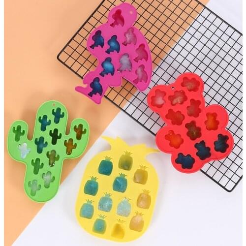 Animals Silicone Grids Gummy Bear Bear Ice Lattice Mould Flamingo Chocolate Mold Candy Maker Ice Tray Jelly Mould Kitchen Tools