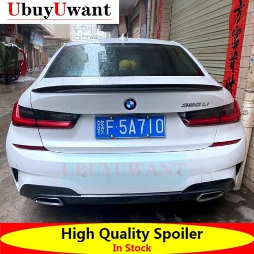 P Style Carbon Fiber Rear Trunk Spoiler For BMW New 3Series 320i 330i 335i 340i 2019-2021 G20 P Styling Spoiler Wing