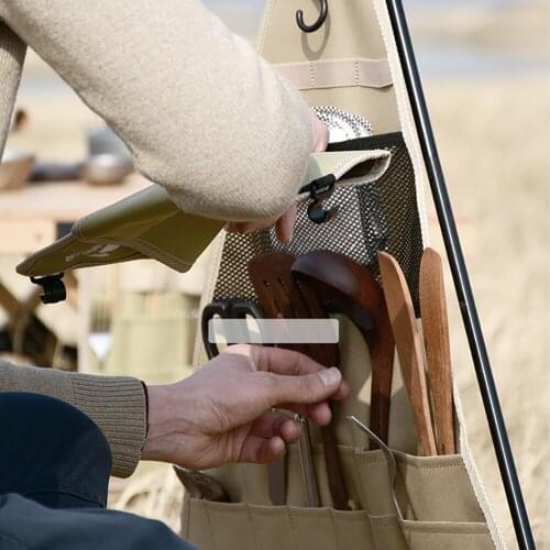 Picnic Cutlery Storage Bag Outdoor BBQ Camping Cookware Tools Portable Chopsticks Spoon Fork Pack