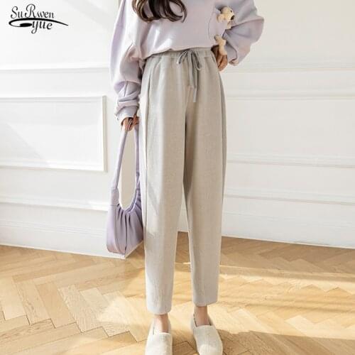 SURWENYUE Women's Corduroy Trousers