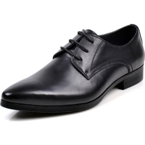 Handmade Designer Men Italian Dress Shoes Wedding Genuine Leather Brogue Lace Up Business Shoes Formal Black Brown Oxford Shoe