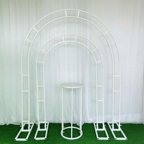 HWAYI 3 Pieces Of Holiday Party Decoration Adult Birthday Fake Flower Arch Wedding Arch Christmas Home Decoration