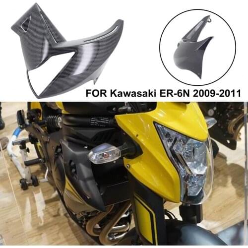 2Pcs Side Panel Radiator Cover Replacement ABS Heat-resistant Radiator Side Guard for Kawasaki/ER-6N 2009-2011 Motorcycle Parts