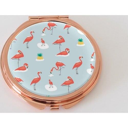 New Designed Round Epoxy Sticker Cosmetic Mirror 100/Lot#18032-4