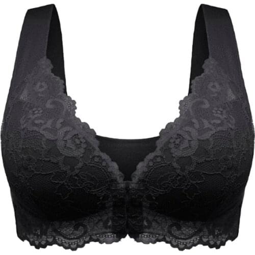 Women Soft Ultra Breathable Zero Bunden Bra Wireless Push Up Anti-sagging Bra Underwear Lace Lingerie Set