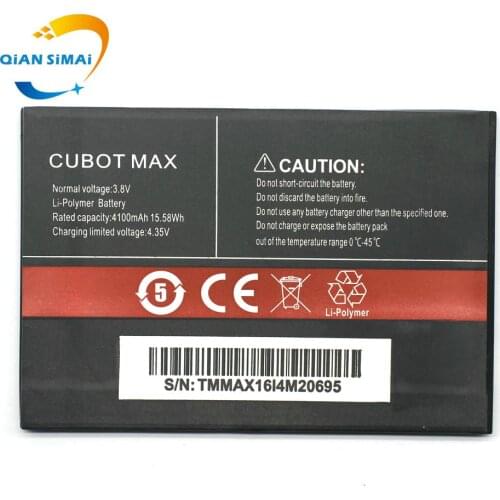 1Pcs High Quality New Original CUBOT MAX Battery for CUBOT MAX Mobile Phone in stock + Track Code