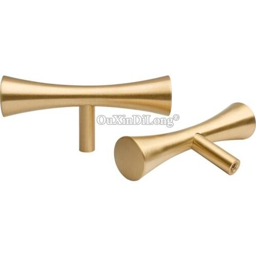 Luxury 2PCS European Solid Brass Kitchen Cabinet Door Handles Cupboard Wardrobe Dresser Drawer Cabinet Pulls Handles and Knobs