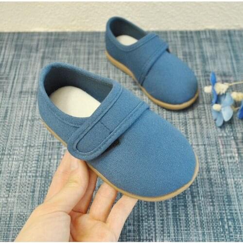 2021 Autumn New Casual Childrens Single Shoes Low-top Retro Soft-soled Canvas Shoes Baby Boy Shoes Sneakers For Girls YNN