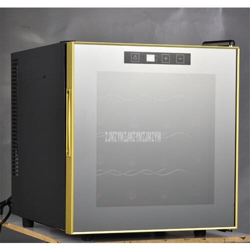 4 Layer 39L Electric Red Wine Cabinet 16 Bottle Constant Temperature Stainless Steel Home/Ice Bar Mini Wine Refrigerator TL-39