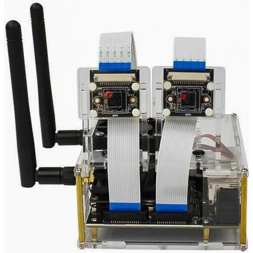 Yahboom NVIDIA Jetson Nano Board Camera Module Case Acrylic Protective Case Compatible with Jetson Nano A02/B01/2GB Board