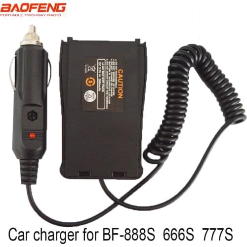 Car Charger Battery Eliminator Adapter DC 12V For Two Way Radio BF 888S Baofeng Portable Walkie Talkie BF-888S 666s 777s