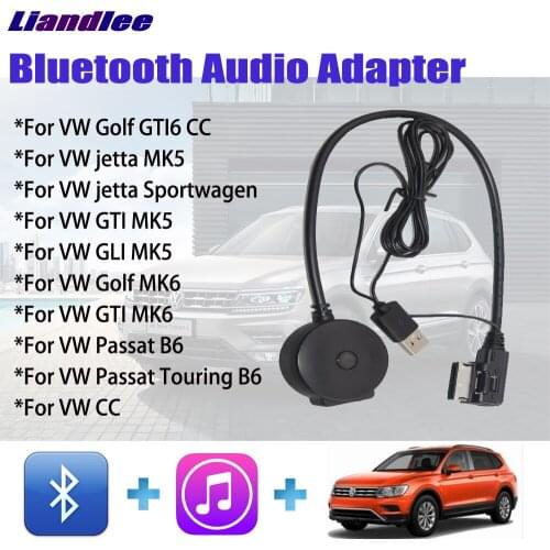 Liandlee DIY Car BT Adapter For Volkswagen VW All Model AMI/MMI/MDI Interface Bluetooth Audio Decoder 3G/4G/5G Wireless Cable