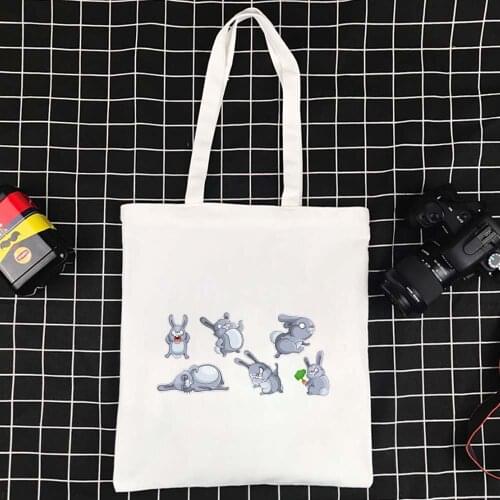 Big Shoulder Bag Foldable Handbag Eco-friendly Womens Beach Bag Reusable Shopping Bags Cartoon Pattern Shoppers Handbags