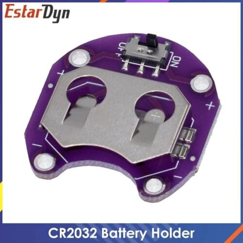 LilyPad Coin Cell Battery Holder CR2032 Battery Mount Module for arduino Diy Kit