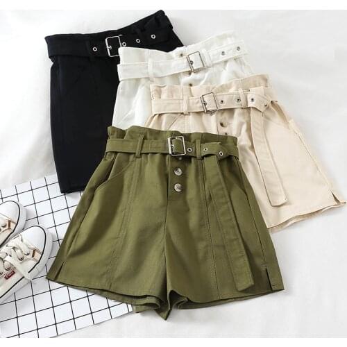 ECTIC Women's High Waist Shorts