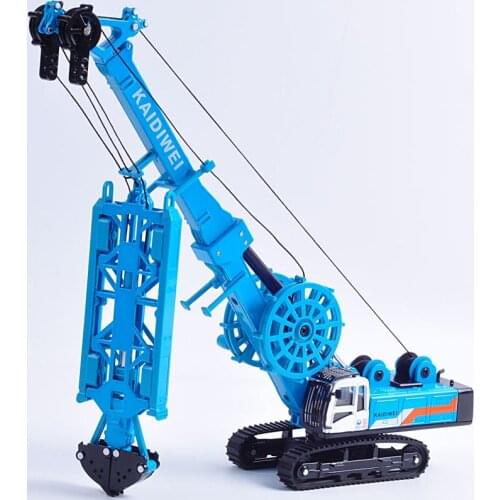 Alloy Slot Machine Hydraulic Grab Truck 1:64 Engineering Vehicle Model kids Underground Wall Mechanical diecast Equipment Toy