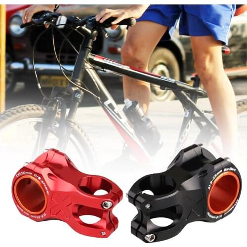 Wear-resistant MTB Bike Handlebar Stem Aluminum Alloy Mountain Bicycle Ultra-light 31.8/35mm Handlebar Stem Bicycle Accessories
