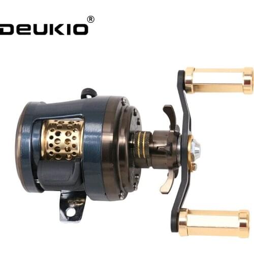 DEUKIO JKS BAITCASTING Wheel 11+1 Axle Lei Qiang Wheel Lu Ya Wheel Water Drop Wheel Micro-object Fishing Black Fishing Reel