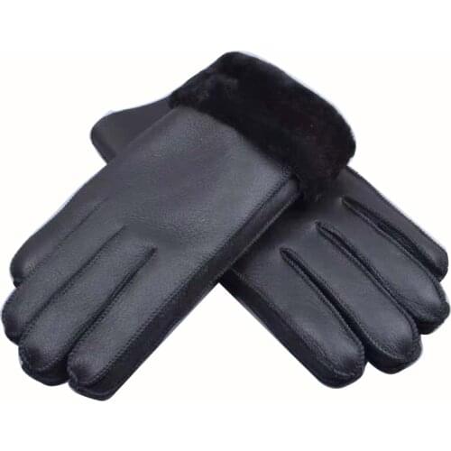 KISSGRAPE Men's Leather Gloves