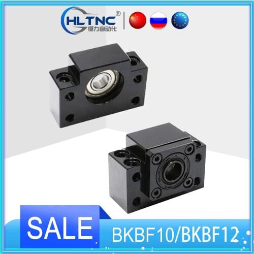 1set BKBF10 BKBF12 Fixed Floated BallScrew End Supports Bearing Mounts Used For SFU1204 SFU1605 Ball Screw