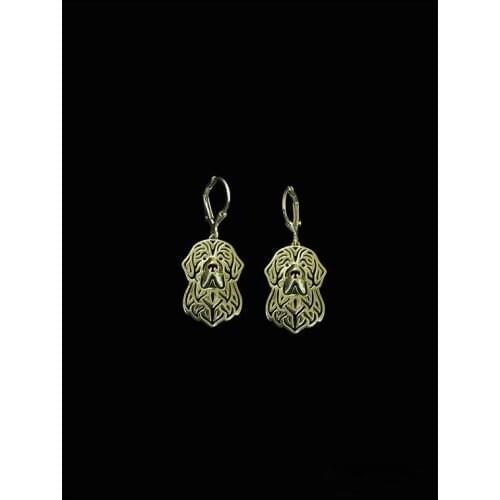 Trendy cute Newfoundland drop earrings gold silver plated earrings women fashion jewelry from india bridal earing