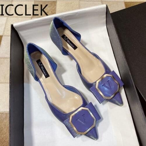 2020 New Kitten Heels Metal Button Women Pumps Office Shoes High Heels PU Leather Women Heels Red Black Women Shoes A085