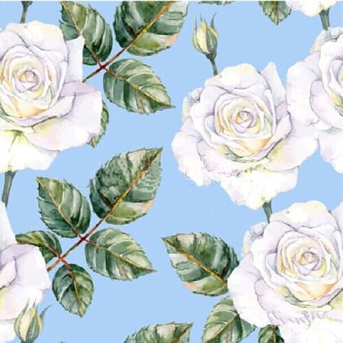 Custom papel DE parede 3 d, white rose oil painting for the living room bedroom TV background wall waterproof wallpaper