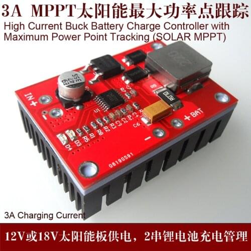 7.2V 7.4v 8.4v 2 Series Lithium Battery Charger 12V Solar MPPT Solar Control Cn3722